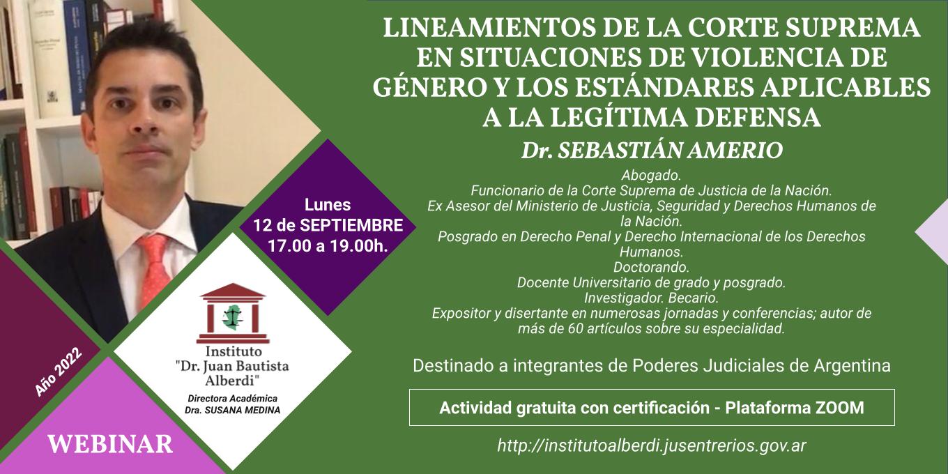 Webinar Legítima Defensa