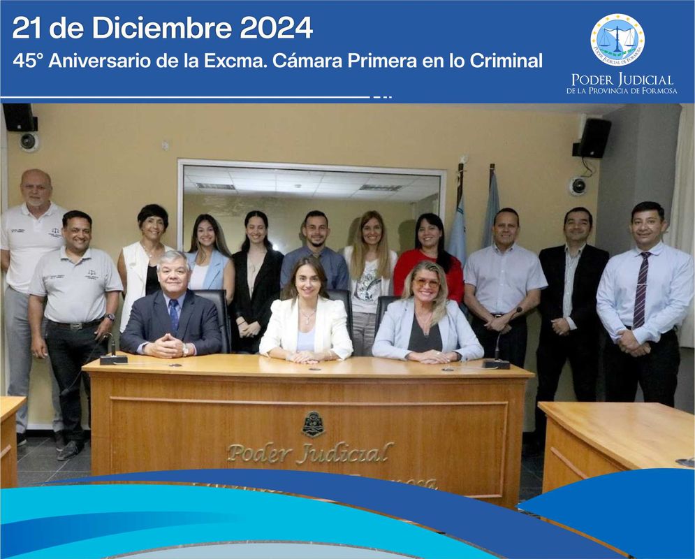 Aniversario Cámara Primera en lo Criminal