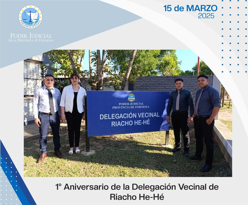 Aniversario Delegación Vecinal Riacho He he