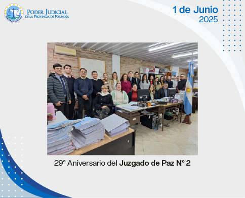 Aniversario Juzgado de Paz N° 2