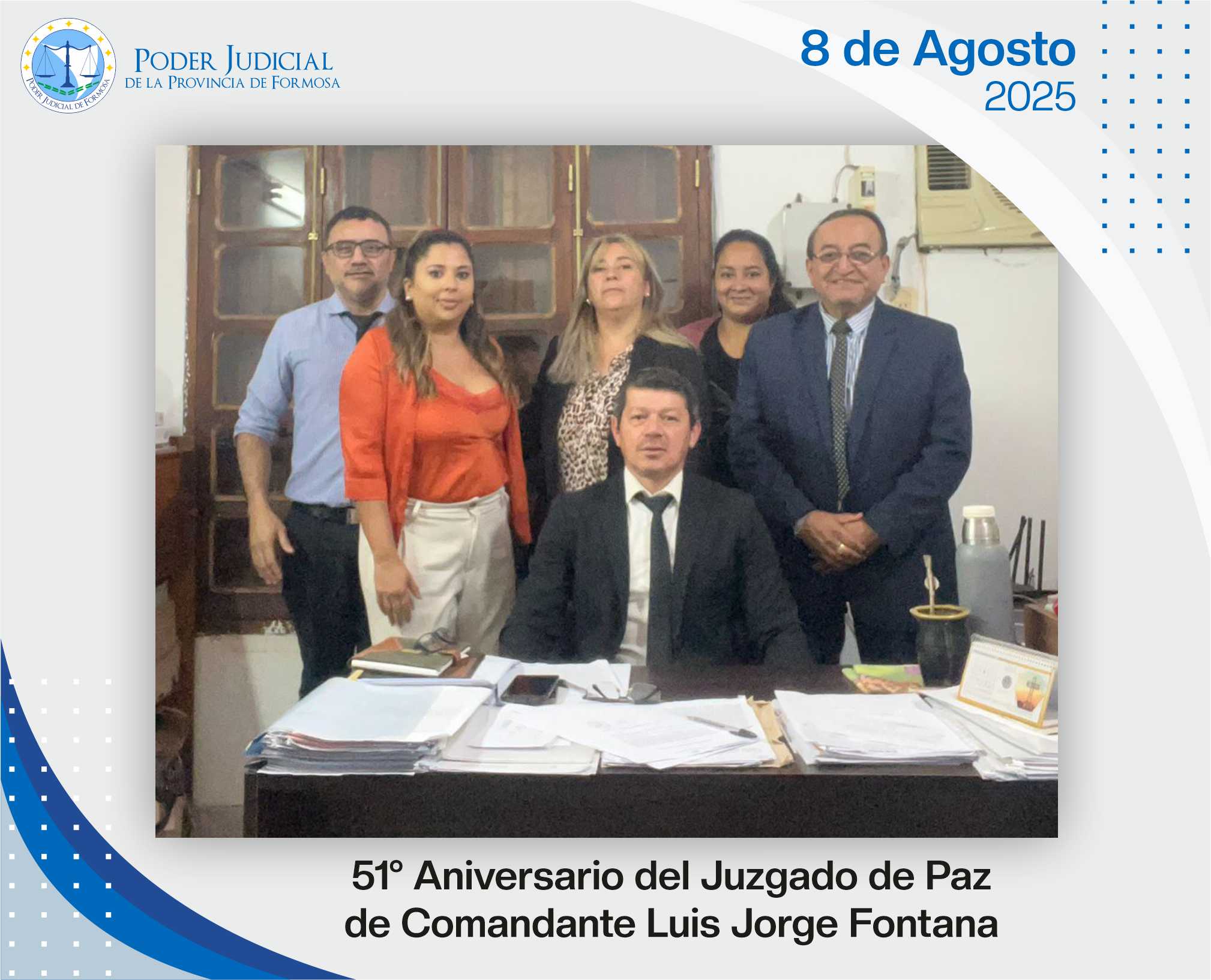 Aniversario Juzgado de Paz de Comandante Fontana