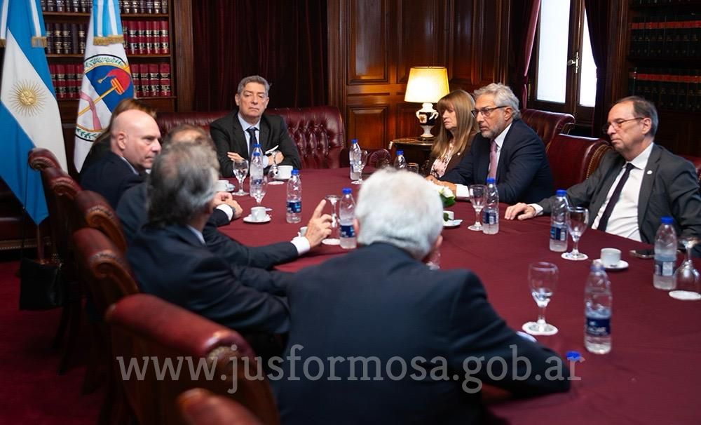JuFeJus: el presidente de la CSJN Horacio Rosatti se reunió con jueces provinciales